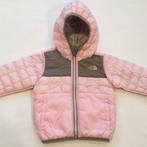 North Face Toddler Girl Reversible Jacket Size 3T